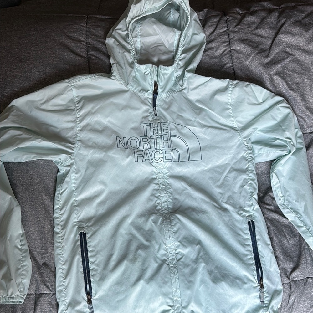 The North Face Mint Green Hooded Jacket